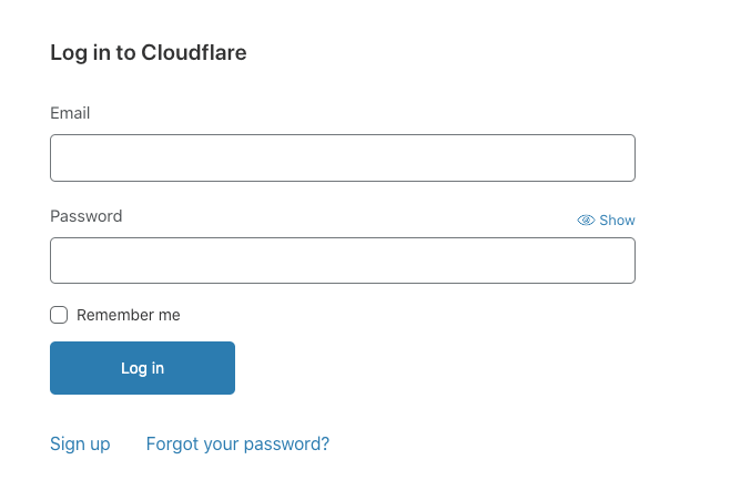 Đăng ký cloudflare