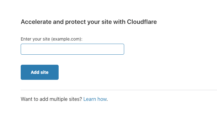 thêm tên miền cloudflare